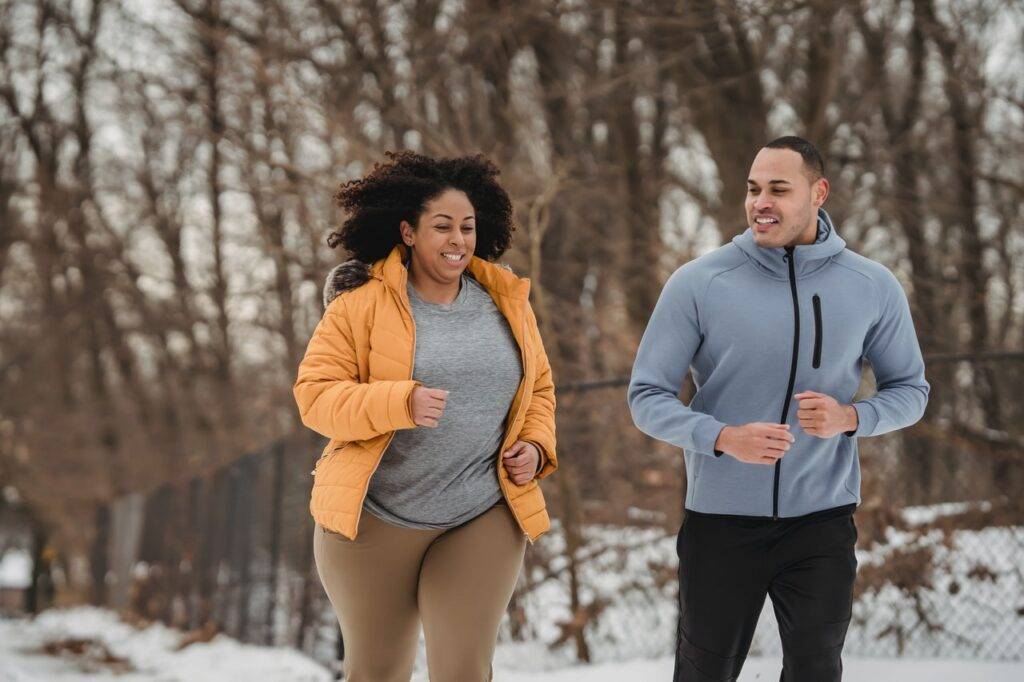 Couple Exercising