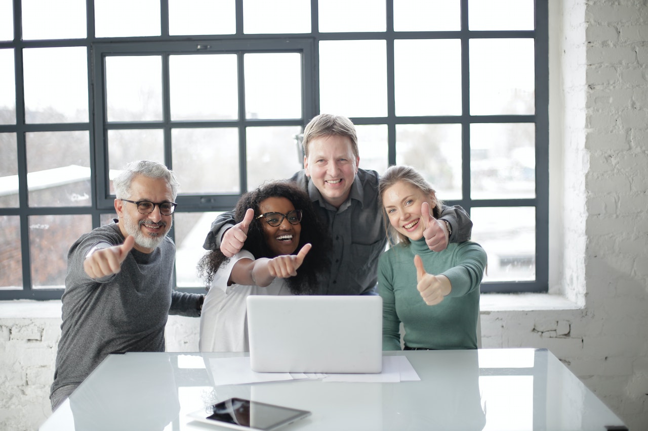 advisoryhappyteam Group of mature professionals smiling